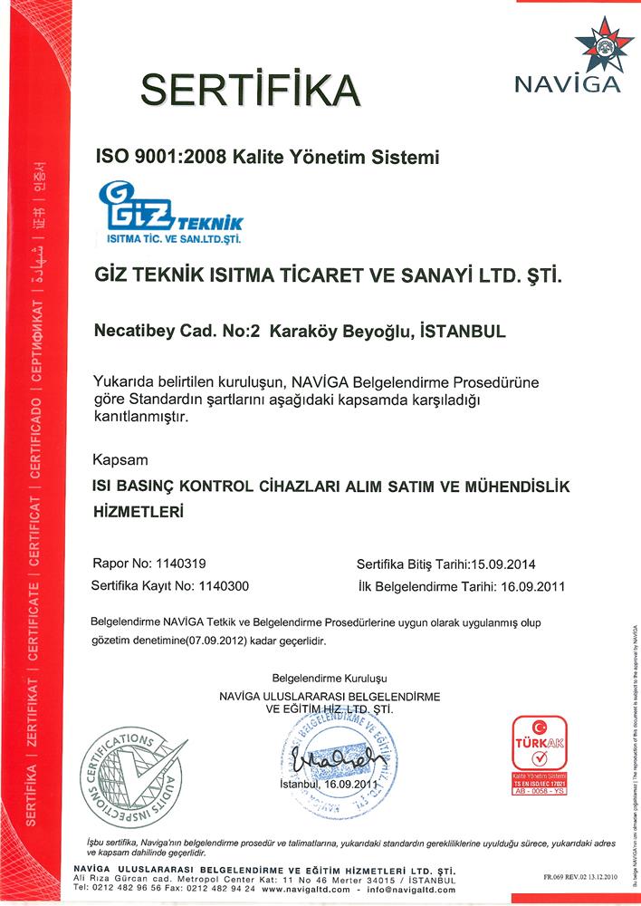GIZTEKNIK ISO 9001